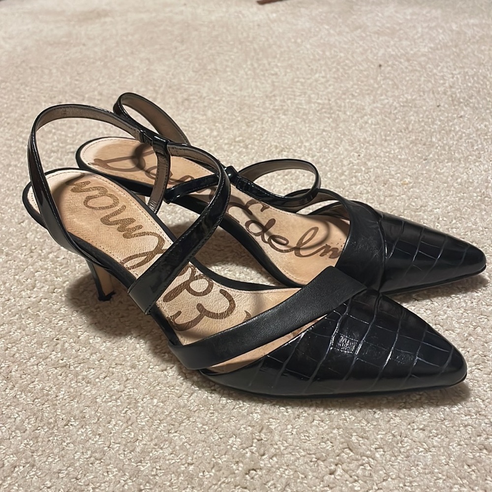 Sam Edelman 3” Black Heels